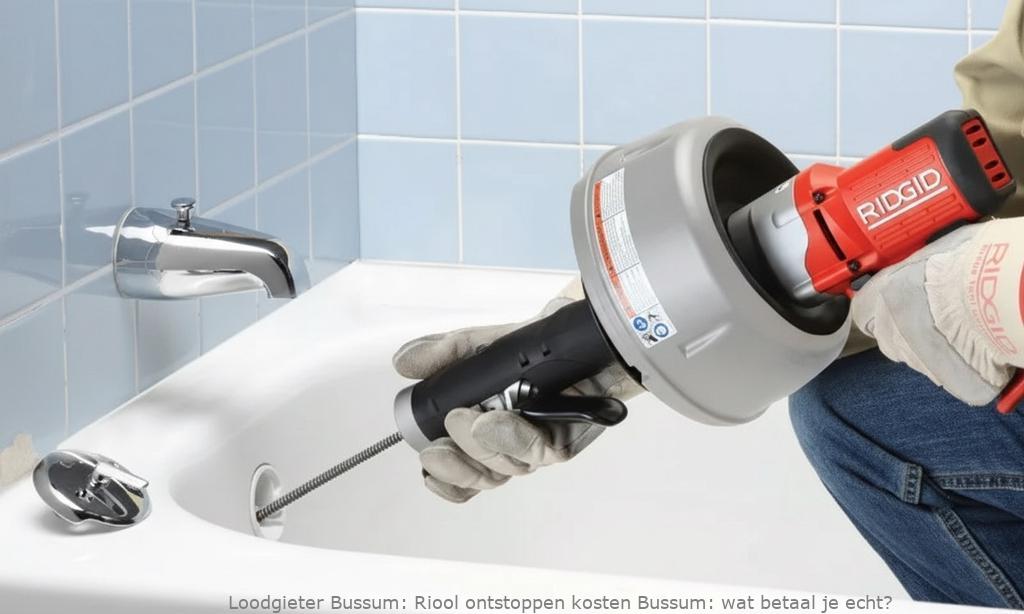 Riool ontstoppen kosten Bussum: wat betaal je echt?