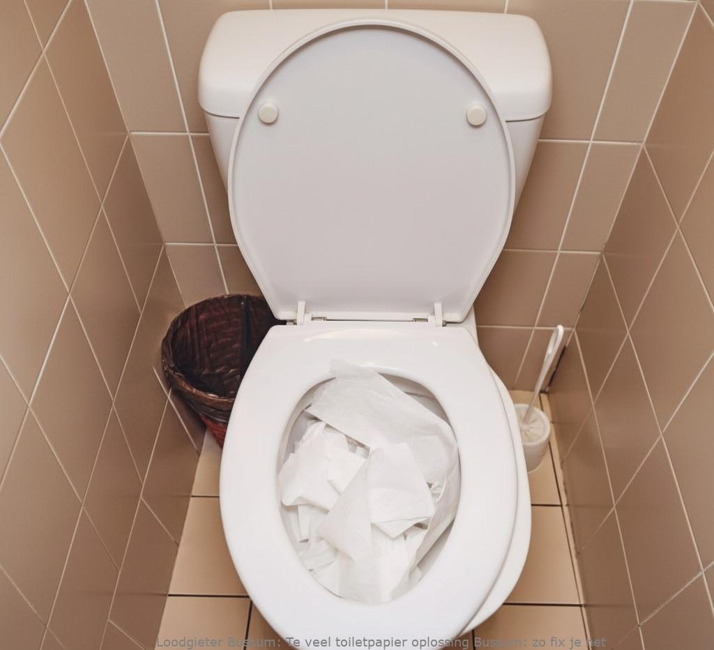 Te veel toiletpapier oplossing Bussum: zo fix je het